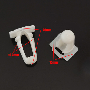 Auto Floor Trim <b>Clip</b> 20mm 15mm 10.3mm Plastic For <b>Car</b> Door Sill Panel Replacement - Product Image 1