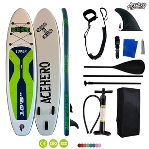 Planche de <span class=keywords><strong>Stand</strong></span> <span class=keywords><strong>Up</strong></span> <span class=keywords><strong>Paddle</strong></span> <span class=keywords><strong>Gonflable</strong></span> de Qualité Professionnelle pour Yoga Aquatique, Entraînement d'Équilibre, Fitness et Pagaie en Eau Calme - Product Image 2