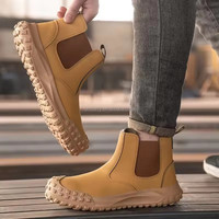 Bottes de sécurité de construction imperméables du fabricant, chaussures de sécurité de travail industrielles à bout en acier, hommes, femmes, été, hiver