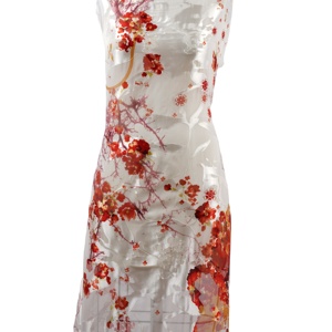 Tissu en viscose de soie de haute qualité, imprimé, tissu en rayonne opale, tissu burn-<span class=keywords><strong>out</strong></span> - Product Image 5
