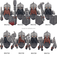 Hot X0315 Medieval Knight Warcraft Elven Guard Warrior Archer Building Block Mini figuras de acción Set juguetes educativos para niños
