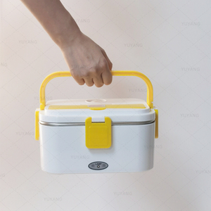 Boîte à lunch thermique chaude 304 récipient alimentaire en acier inoxydable chauffage électrique boîtes à lunch <span class=keywords><strong>pour</strong></span> voiture camion bureau - Product Image 6