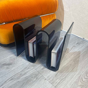 Estantería Moderna Transparente de Acrílico para Libros y Revistas, Exhibidor de Acrílico para Libros, Marca Disen Furniture - Product Image 3