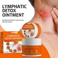 Vente en gros d'onguent détoxifiant lymphatique South Moon, chaud pour le cou, anti-gonflement, à base d'herbes, pansement lymphatique médical, relaxation corporelle, soins de santé