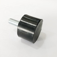 Pieds en caoutchouc pour goujons cylindriques avec écrou à vis M4/M6/M8/M12/M14/M16, blocs de montage en caoutchouc pour support moteur