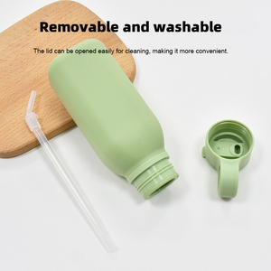 Silicone <b>Water</b> <b>Bottle</b> Portable Reusable <b>Water</b> Tumbler BPA-Free Leak-Proof Lightweight Durable for Gym Travel Camping Hiking - Product Image 6