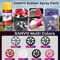 Peinture en aérosol Sanvo pour jantes de voiture, revêtement caoutchouté pelable, peinture en aérosol caoutchoutée amovible, peinture thermique en aérosol