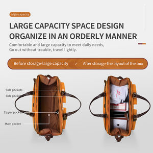 DUJIANG-carrito de equipaje de piel auténtica para hombre, conjunto de equipaje con ruedas de 24 pulgadas - Product Image 5