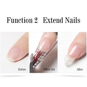 Gel de Extensión de Uñas LED UV ORI Fiber - Fórmula sin Olor para Uso Profesional en Salón, para Reparación y Refuerzo - Product Image 5