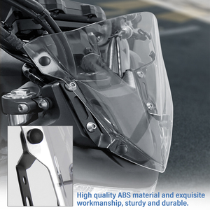 XXUN-Deflector de viento para parabrisas de motocicleta, con soporte de montaje para Yamaha <span class=keywords><strong>MT07</strong></span> MT-07 MT 07 2018 <span class=keywords><strong>2019</strong></span> 2020 - Product Image 3
