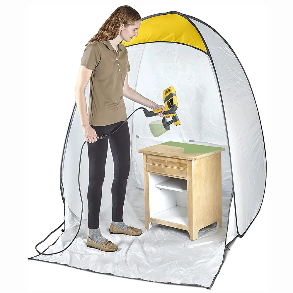 छोटे पॉप अप पेंट पेंट बूथ त्वरित सेट अप स्प्रे तम्बू shallower कमाना स्प्रे Foldable तम्बू