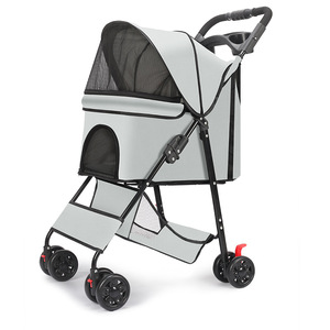 Carrito para Mascotas, Carrito para Perros y Gatos Pequeños, Ligero, Plegable, Carrito de Paseo para Mascotas al Aire Libre - Product Image 1