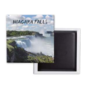 Aimant de réfrigérateur personnalisable en métal, aimant souvenir en fer, aimant de réfrigérateur des villes du Canada, Chutes Niagara - Product Image 4