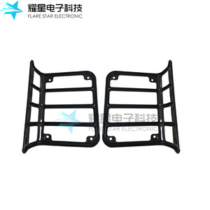 Protector de Luz Trasera Electrónico Flare Star de Acero Negro para Toyota JK 07-17 - Product Image 2