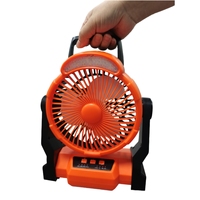 Ventilateur solaire portable multifonctionnel à prix d'usine, rechargeable par USB, LED, étanche IP65, batterie 10000mAh pour les urgences