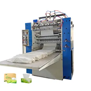 Automatic v fold soft facial tissue machine disposable facial tissue machine making 3ply paper