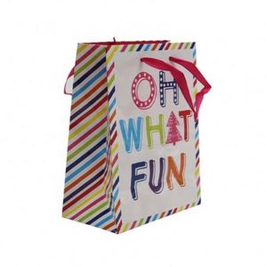 Vente directe d'usine, sac en papier cadeau personnalisé avec logo imprimé sur carton - Product Image 1