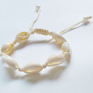 Spring New Jewelry Chic Women's Natural White <b>Shells</b> Braided <b>Bracelets</b> Waterproof Beach Seashell <b>Bracelets</b> Wholesale - Product Image 4