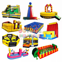 Jeu de football de table humain gonflable en PVC durable avec souffleur d'air, nouveau terrain de football gonflable à vendre