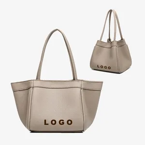 Oem Odm कस्टम महिला पु बैग महिलाओं के कंधे बैग बड़ी क्षमता डिजाइनर महिलाओं के हैंडबैग ढोना चमड़े के हाथ बैग के लिए महिलाओं