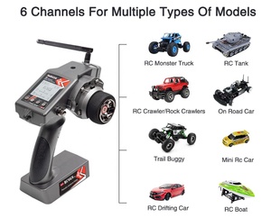 <span class=keywords><strong>Radiolink</strong></span> <span class=keywords><strong>RC6GS</strong></span> <span class=keywords><strong>V2</strong></span> 2.4G 6 canaux émetteur radio avec récepteur R7FG Gyro Télémétrie incluse Télécommande pour voiture RC Bateau - Product Image 4
