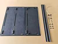 Pickup-Truck Aluminium-Legierung Manuell Dreifach Faltbare und Gleitschienen-Typ Wasserdichte Pickup-Abdeckung mit Gleitbahn