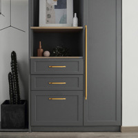 Poignée en profilé d'aluminium Poignées de meuble Armoire Armoire de cuisine Tiroir Poignée de porte longue
