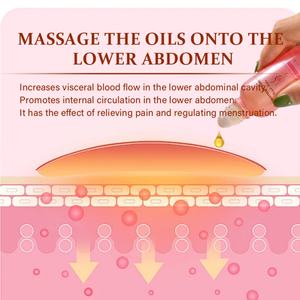 Huile de massage pure à la lavande, au jasmin et à la rose, pour les règles, les dysménorrhées, les menstruations, les douleurs menstruelles, les douleurs menstruelles, vente en gros de Chinaherbs - Product Image 5