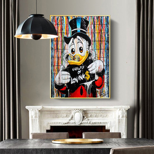 Affiches et impressions d'art de rue graffiti moderne, peinture sur <span class=keywords><strong>toile</strong></span>, images murales, vente en gros, impressions sur <span class=keywords><strong>toile</strong></span> modernes personnalisées - Product Image 5