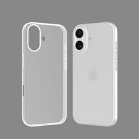 Coque de Téléphone Ultra Fine Transparente en PP, Personnalisable avec Logo, Anti-Choc et Anti-Chute pour 17 Pro Max 17 Air