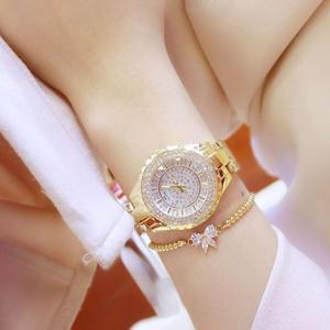 Blues alta calidad elegante checo diamante mujer lujo acero abeja hermana reloj - Product Image 3