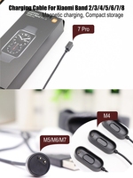 Câble de charge magnétique USB pour Xiaomi Smart Band 10 9 8 7 Pro 6 5 4 2, Redmi Watch 4 3 Lite Active, Redmi Smart Band 3 2