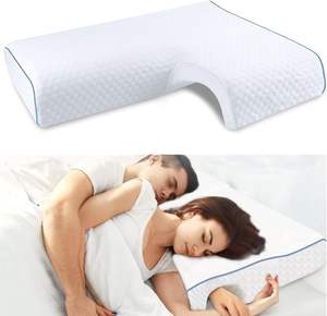 Almohada <span class=keywords><strong>de</strong></span> Espuma Viscoelástica Personalizada <span class=keywords><strong>de</strong></span> Venta Caliente para Dormir <span class=keywords><strong>de</strong></span> <span class=keywords><strong>Lado</strong></span> - Soporte para <span class=keywords><strong>Cabeza</strong></span> y Cuello sin Presión, Sueño Profundo para Parejas - Diseño Izquierdo/<span class=keywords><strong>Derecho</strong></span> - Product Image 4
