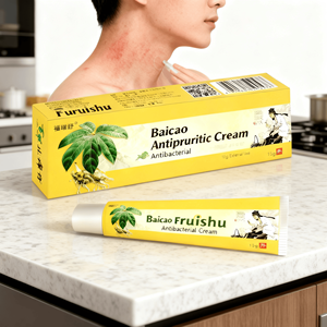 Promoção Quente Pomada Orgânica Pura à Base de Ervas para Alívio da Psoríase, Creme Antibacteriano Nutritivo para Prurido - Product Image 2