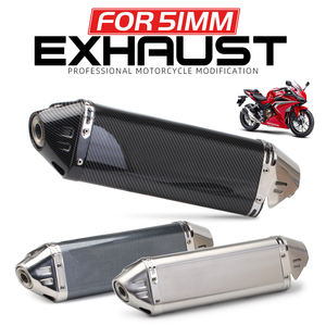 Silencieux d'échappement de moto de 51 mm, silencieux d'échappement <span class=keywords><strong>DB</strong></span> <span class=keywords><strong>Killer</strong></span> adapté à NMAX155 FZ1N Z900 S1000RR CBR500R - Product Image 1