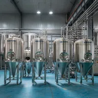 Cuve de Fermentation Conique en Acier Inoxydable pour Vin, Bière, Yaourt, Kombucha – Équipement de Fermentation à Double Enveloppe