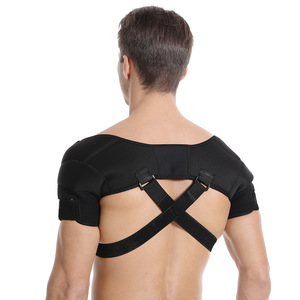 Cailormi Shoulder Support Adjustable Breathable Spandex Men Posture Corrector For Exercise Fitness Back Muscle Training - Product Image 2