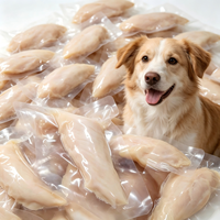 FurZo Factory Vente en gros 40G Poitrine de poulet naturelle 100% viande pure Riche en protéines Sans céréales Cuites à la vapeur Friandises pour chats et chiens