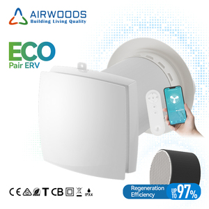 Airwoods 1.0 HRV de Pared para Habitación Individual, 97% de Alta Eficiencia para Dormitorios y Hoteles - Product Image 1