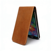 Étui de téléphone à rabat en cuir véritable, style rétro, luxe, fermeture magnétique, protection anti-rayures 360°, porte-cartes, fabricant pour