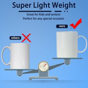 Taza de Cerámica Blanca de 11 oz para Sublimación, Diseño Personalizado, Venta al Por Mayor - Product Image 3