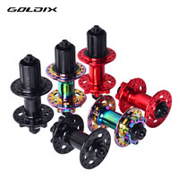 Goldix-Moyeu de vélo vtt V2 à 6 cliquets, 120 son, frein à disque, coude 32/36H, avant, arrière, 7-12 vitesses