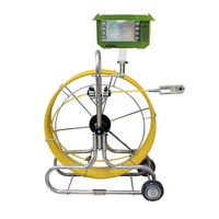 Endoscope d'inspection de tuyaux HD portable avec vision à 360° °   Caméra rotative et sondes interchangeables de 8 mm/21 mm/49 mm