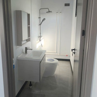 Maison conteneur en panneaux sandwich sur mesure, épaisseur de paroi réglable, avec chambre et cuisine, pour hôtel ou appartement