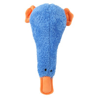 Songshan Jouets Drôle Mignon Personnalisé En Peluche Animal Canard Interactif À Mâcher Doux En Peluche Canard Chien Jouet Pet Grinçant Jouets Fabricant