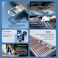 Clé USB Type C, clé mémoire, clé USB 3.0 OTG Type-C, clé USB en métal avec logo, mini 128 Mo-128 Go