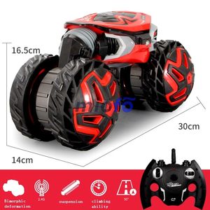 Voiture RC de drift à 4 canaux rotative à 360°, jouet télécommandé déformable à roues torsadées, voiture de cascade d'escalade, câble USB, intérieur-extérieur - Product Image 3