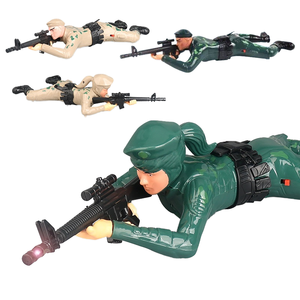 Giocattolo Elettrico per Bambini Soldato Camuffato Cartoon Competitivo con Movimento, Musica e Luci Novità per Bancarelle Notturne - Product Image 6