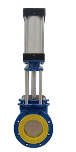 Vanne à couteaux pneumatique en acier inoxydable résistante à l'usure pour ligne de transport de boues de charbon et de minerai - Product Image 3