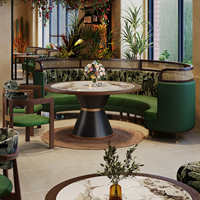 Vente directe d'usine HUALIN de tables à manger, chaises et ensembles de banquettes en bois massif pour restaurants